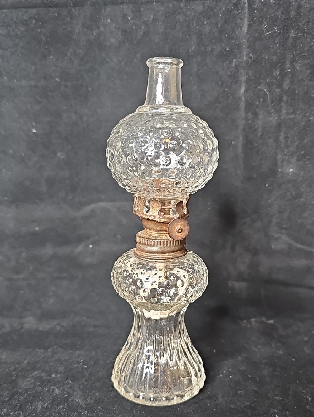 Vintage Clear Hobnail